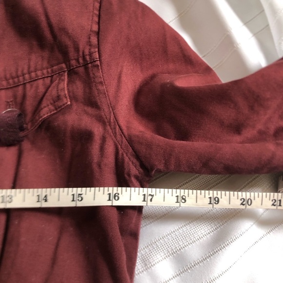 Burgundy Utility Jacket - Picture 8 of 14